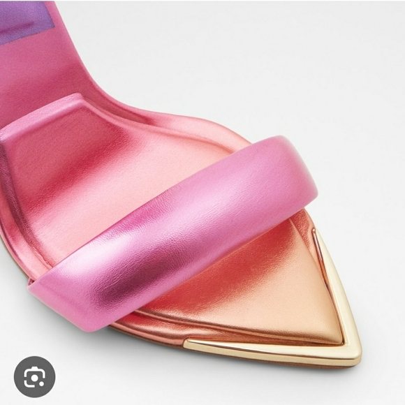 NEW ALDO HEEL SANDALS SZ 5 - Picture 3 of 6